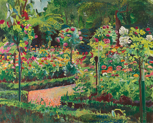 Cuno Amiet, Der grosse Garten, 1929, Öl auf Leinwand, 120 x 150 cm, Foto: SIK-ISEA, Zürich (Philipp Hitz) 